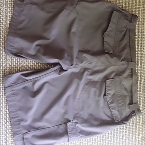 Gerry Mens Shorts Sz36 Black Cargo Travel Stretch